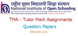 NIOS TMA Question Papers