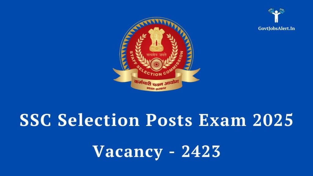 SSC Selection Post XIII Recruitment 2025
