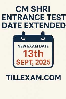 CM SHRI Admission Test 2025